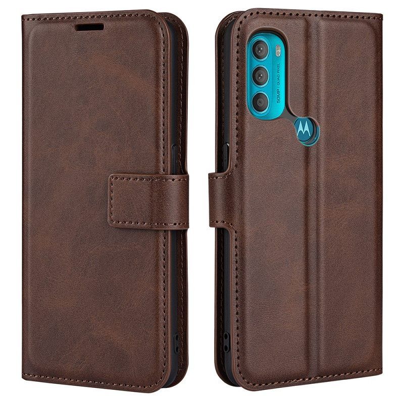 Κάλυμμα Moto G71 5G Slim Extreme Leather Effect